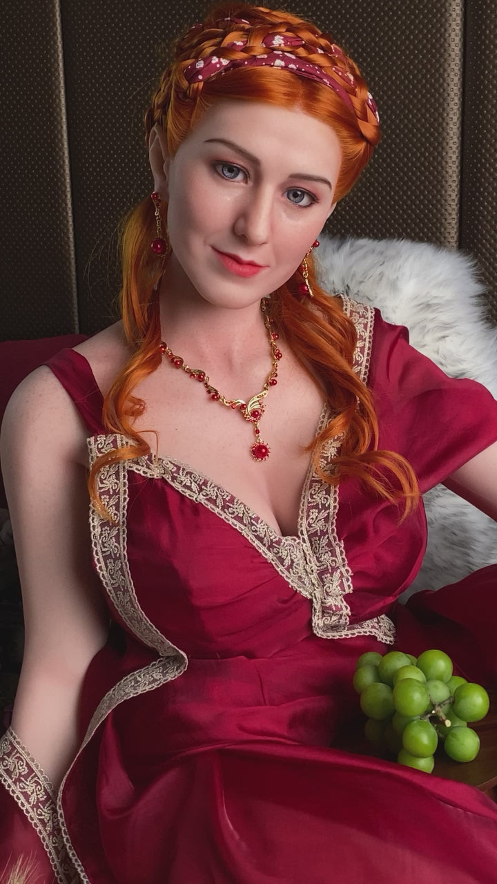 Sekso lėlė Lukrecija (Starpery 165 cm G puodelis TPE + silikonas)