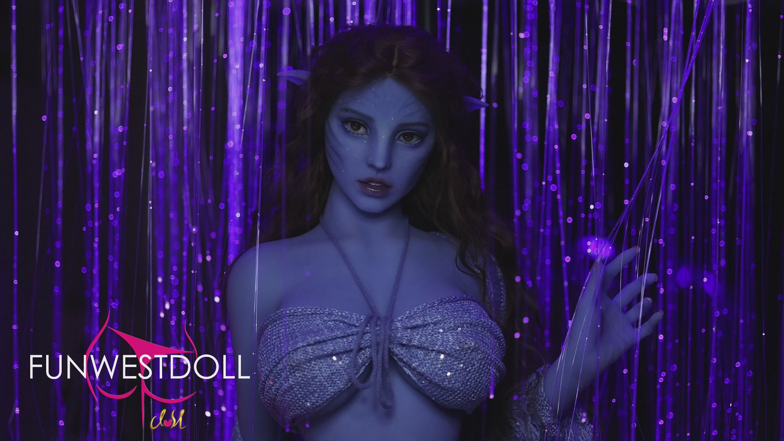 Kylie avatar sekso lėlė (FunWest Doll 157 cm G-Cup #040 TPE)