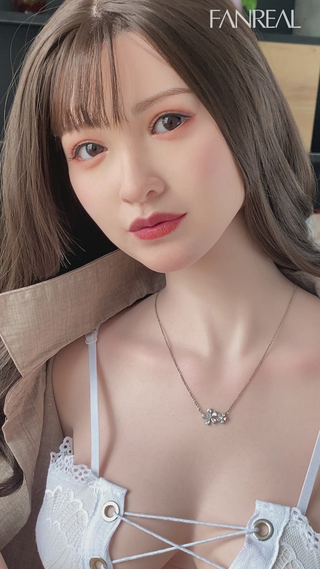 Josie sekso lėlė (FanReal Doll 162 cm C formos silikonas)