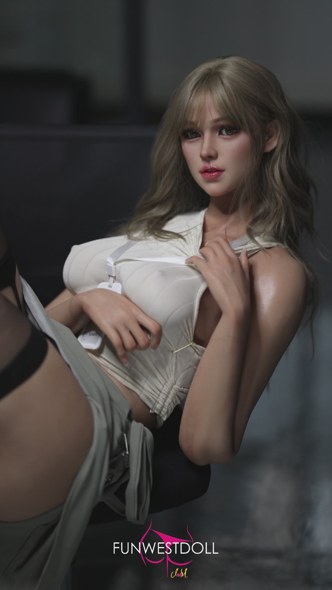 Sophiemina sekso lėlė (FunWest Doll 168 cm D puodelis #029S RST silikonas)