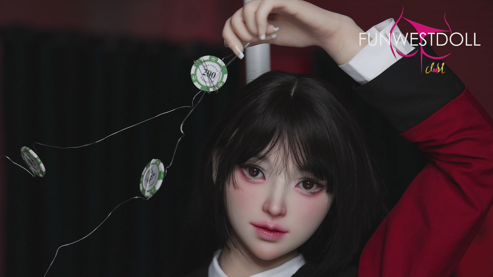 Yumeko Jabami sekso lėlė (FunWest Doll 159 cm A-puodelio #038S RST Silikonas) EXPRESS