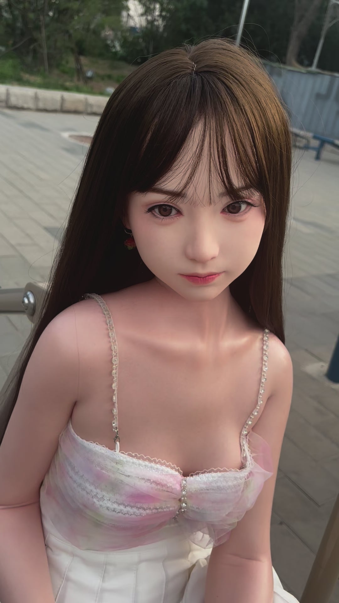 Mo Sex Doll (FanReal Doll 153 cm B puodelis, silikonas)
