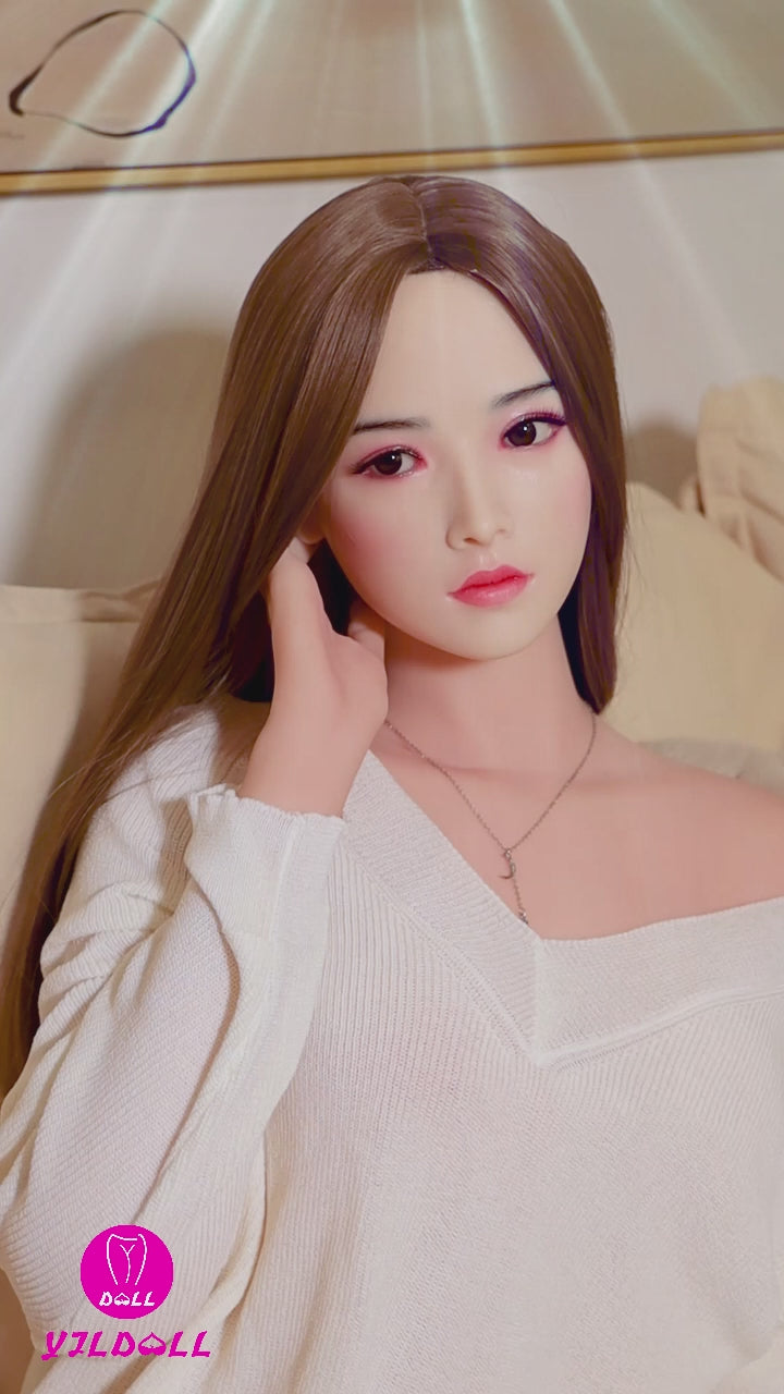 Sekso lėlė Li Na (YJL Doll 166 cm B puodelis #806 TPE + silikonas)