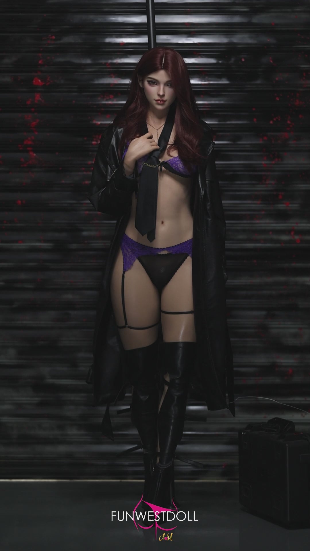 Lexie sekso lėlė (FunWest Doll 168 cm D formos puodelio #026S RST Silikonas)