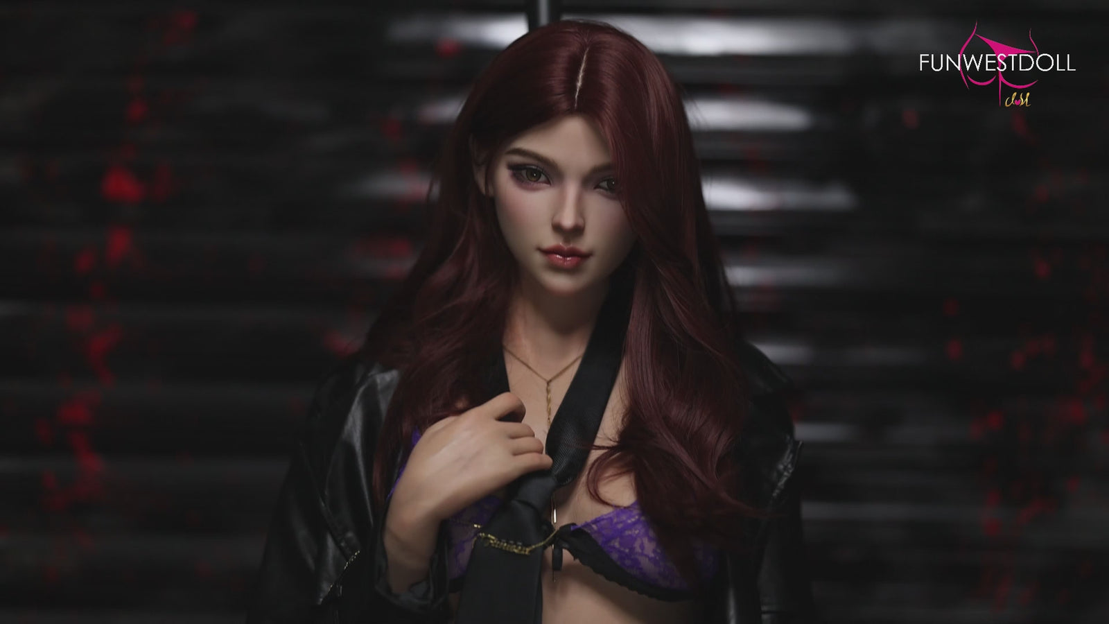 Lexie sekso lėlė (FunWest Doll 168 cm D formos puodelio #026S RST Silikonas)