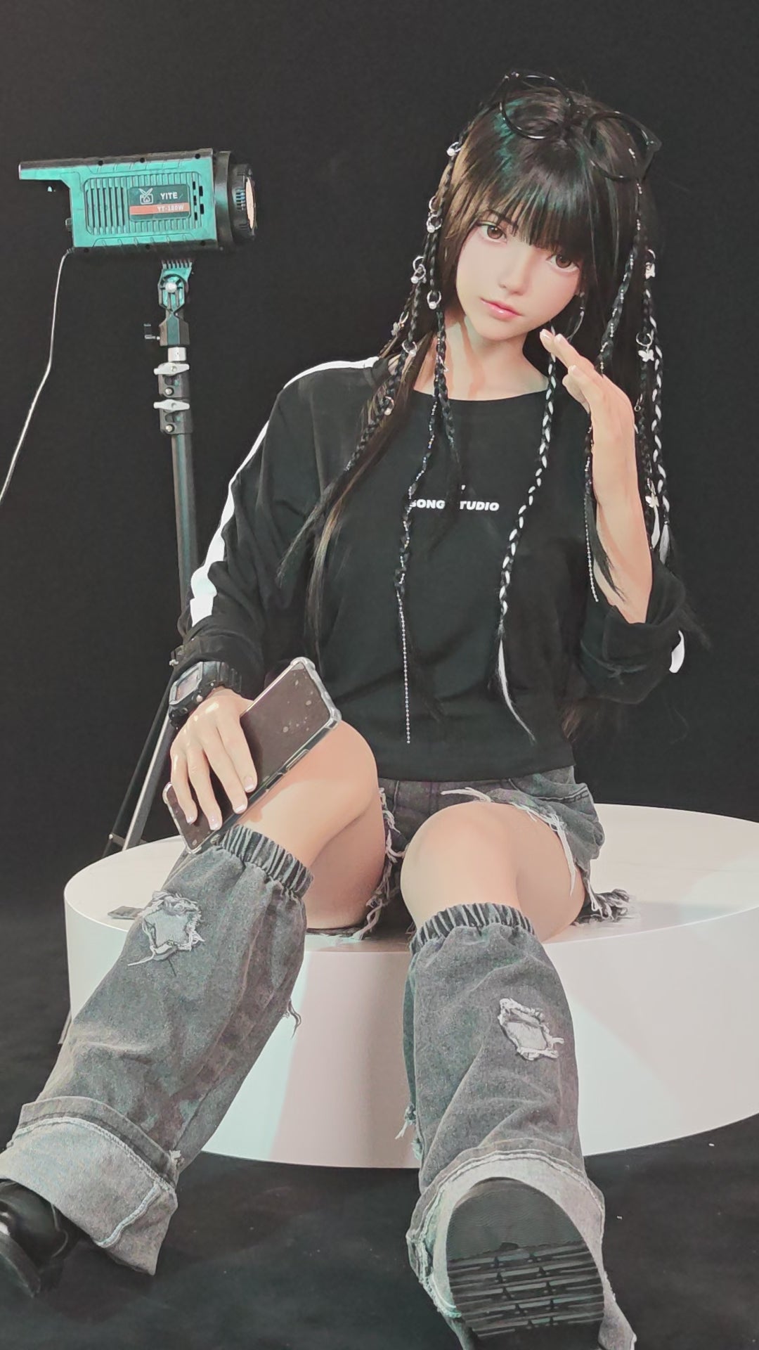 Xiaolu Sex Doll (FUDoll 150 cm B puodelio silikonas)