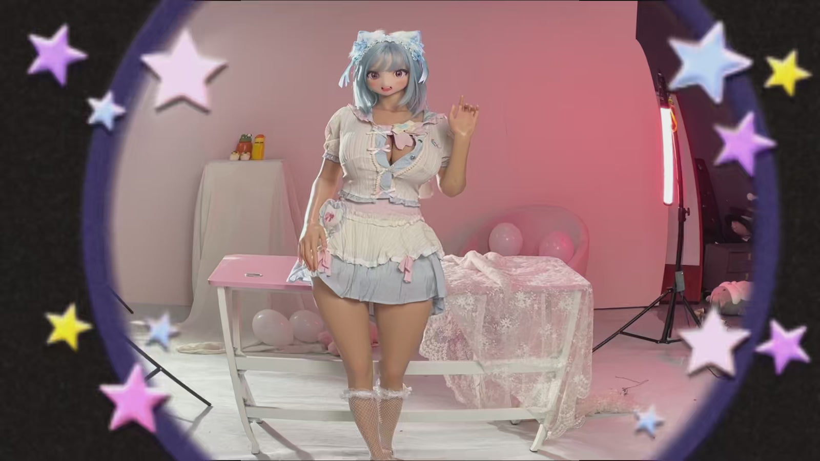 Akari sekso lėlė (YJL Doll 161 cm I-Cup silikoninis)