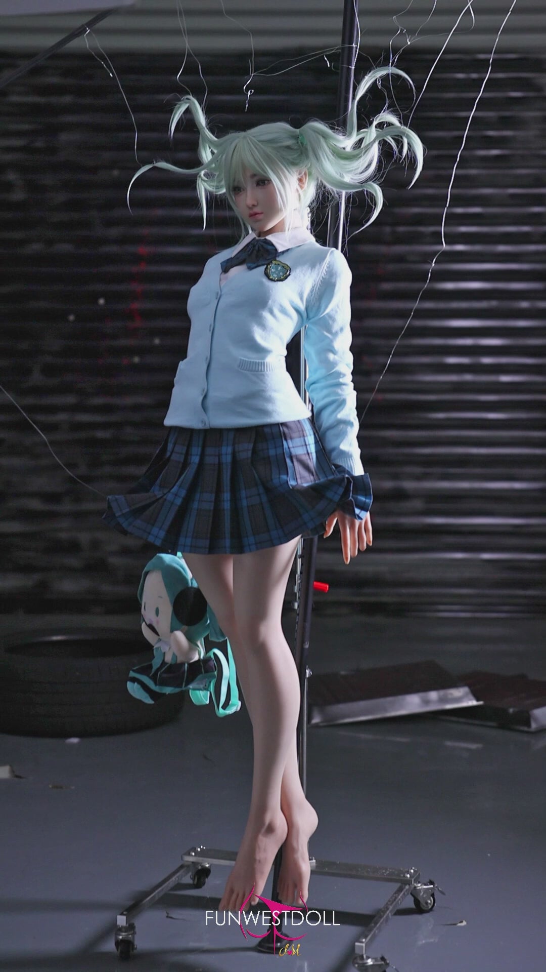Sekso lėlė Hatsune Miko (FunWest Doll 159 cm A puodelis #041S silikonas)