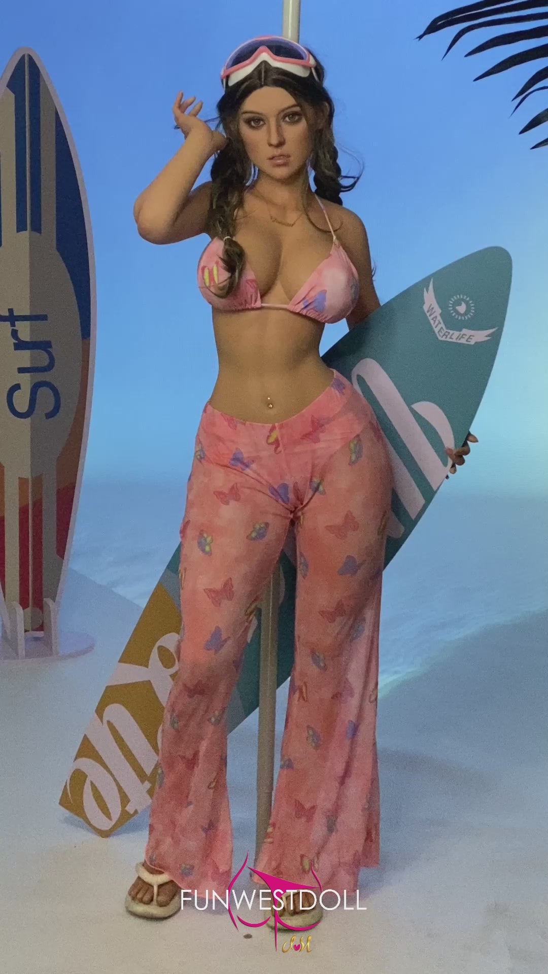Jasmine Sekso lėlė (FunWest Doll 160cm E-Cup #027S silikonas)