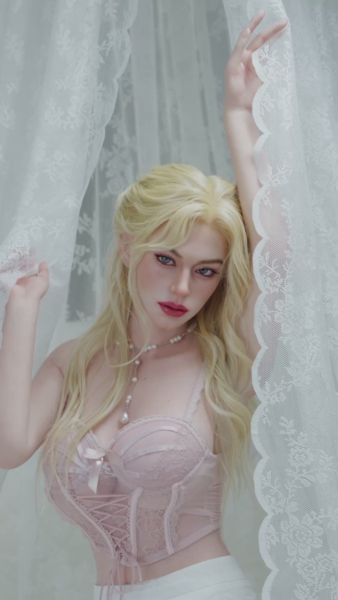 Sekso lėlė Lindsay (TOP CYDOLL 167 cm D puodelis TPE + silikonas)