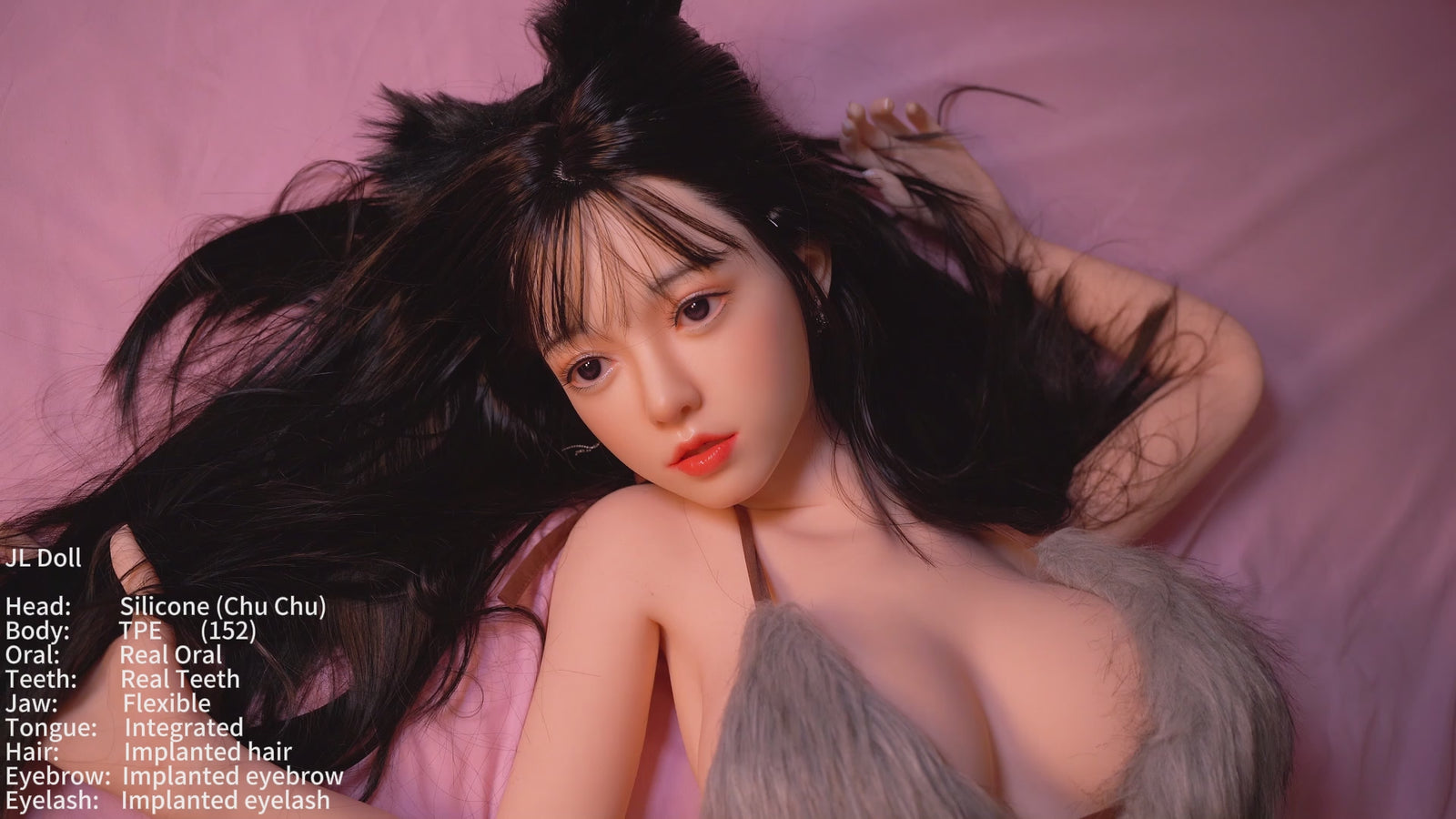Chu Sex Doll (Jarliet 152 cm D-Cup TPE + silikonas)