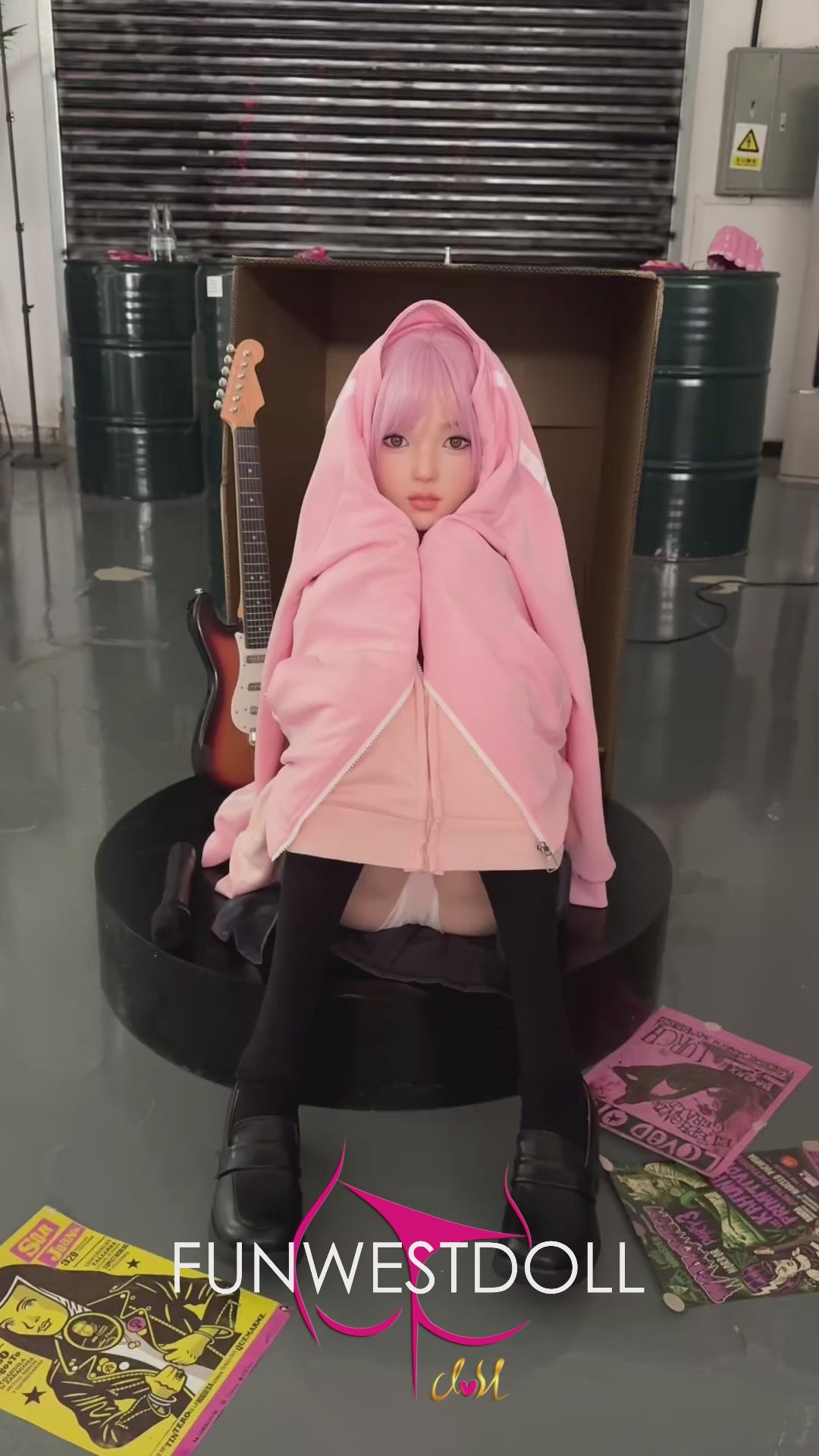 Sekso lėlė Nika (FunWest Doll 152 cm D-Cup #053S silikonas)