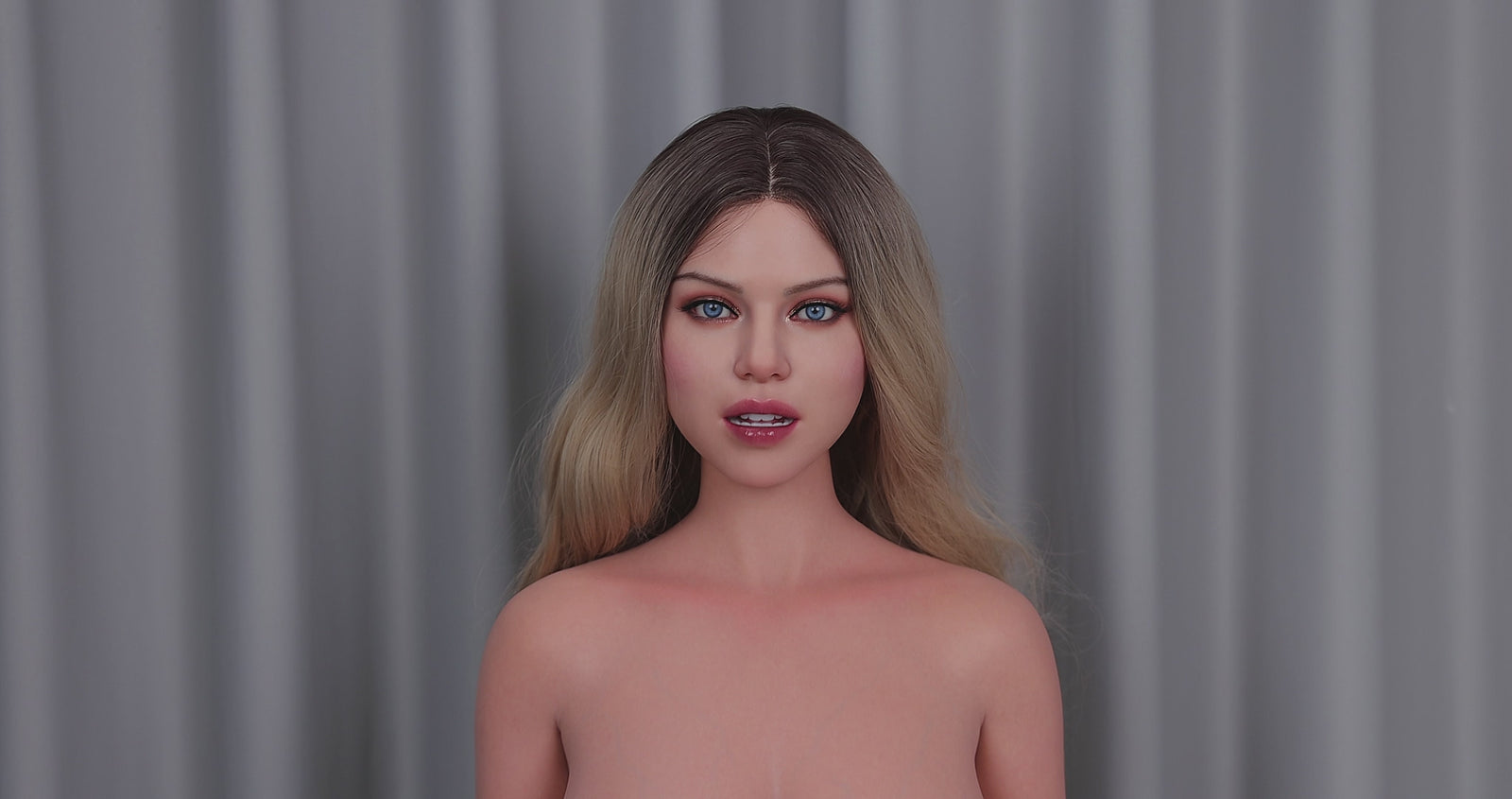 Carlee Torso Sex Doll (FanReal Doll 109 cm F-puodelis silikonas) EXPRESS