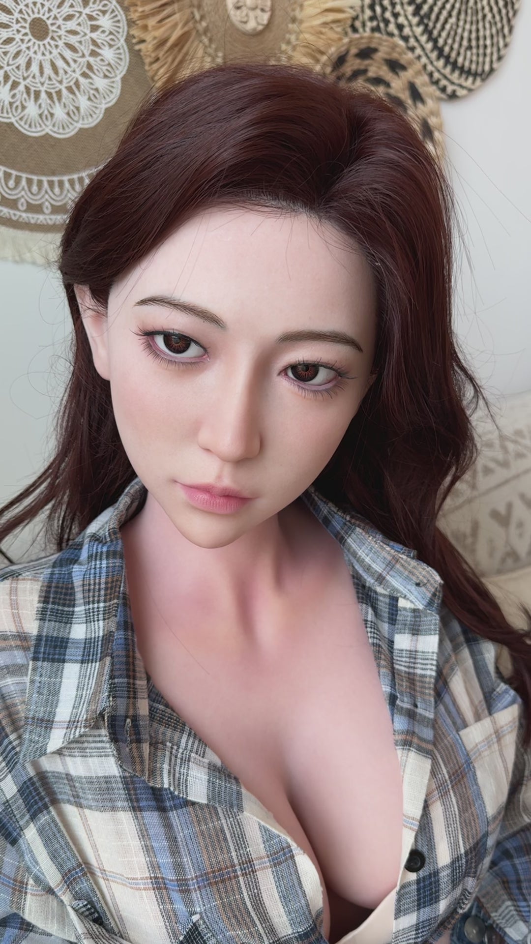 Sekso lėlė Jia Lin (Starpery 171 cm D puodelis TPE + silikonas)