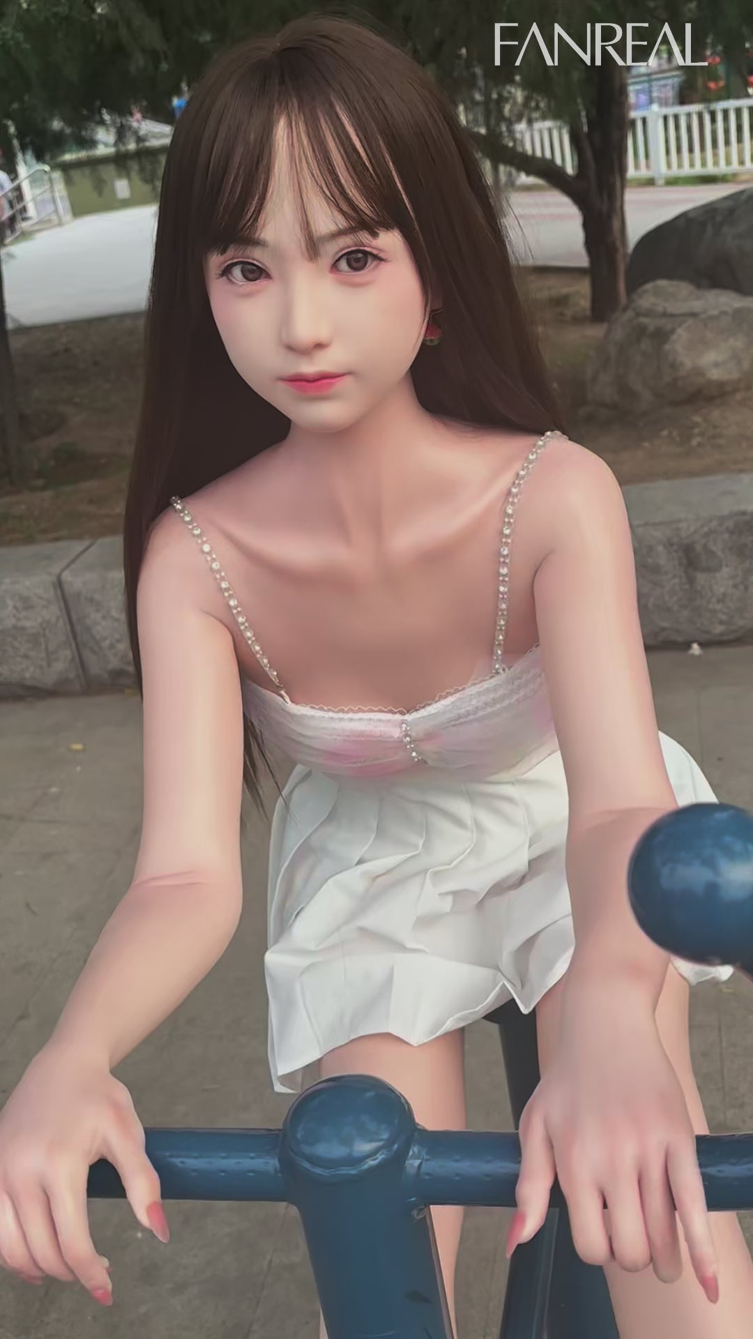Mo Sex Doll (FanReal Doll 153 cm B puodelis, silikonas)