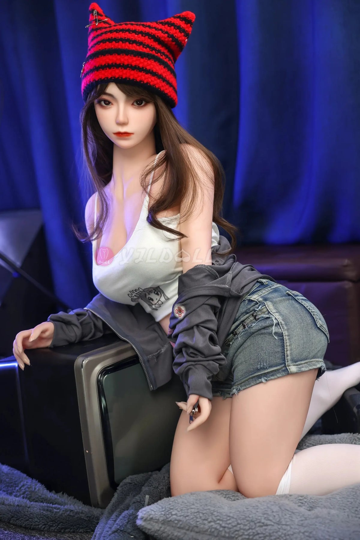 Sekso lėlė Kang Li (YJL Doll 140 cm B puodelis #883 TPE + silikonas)
