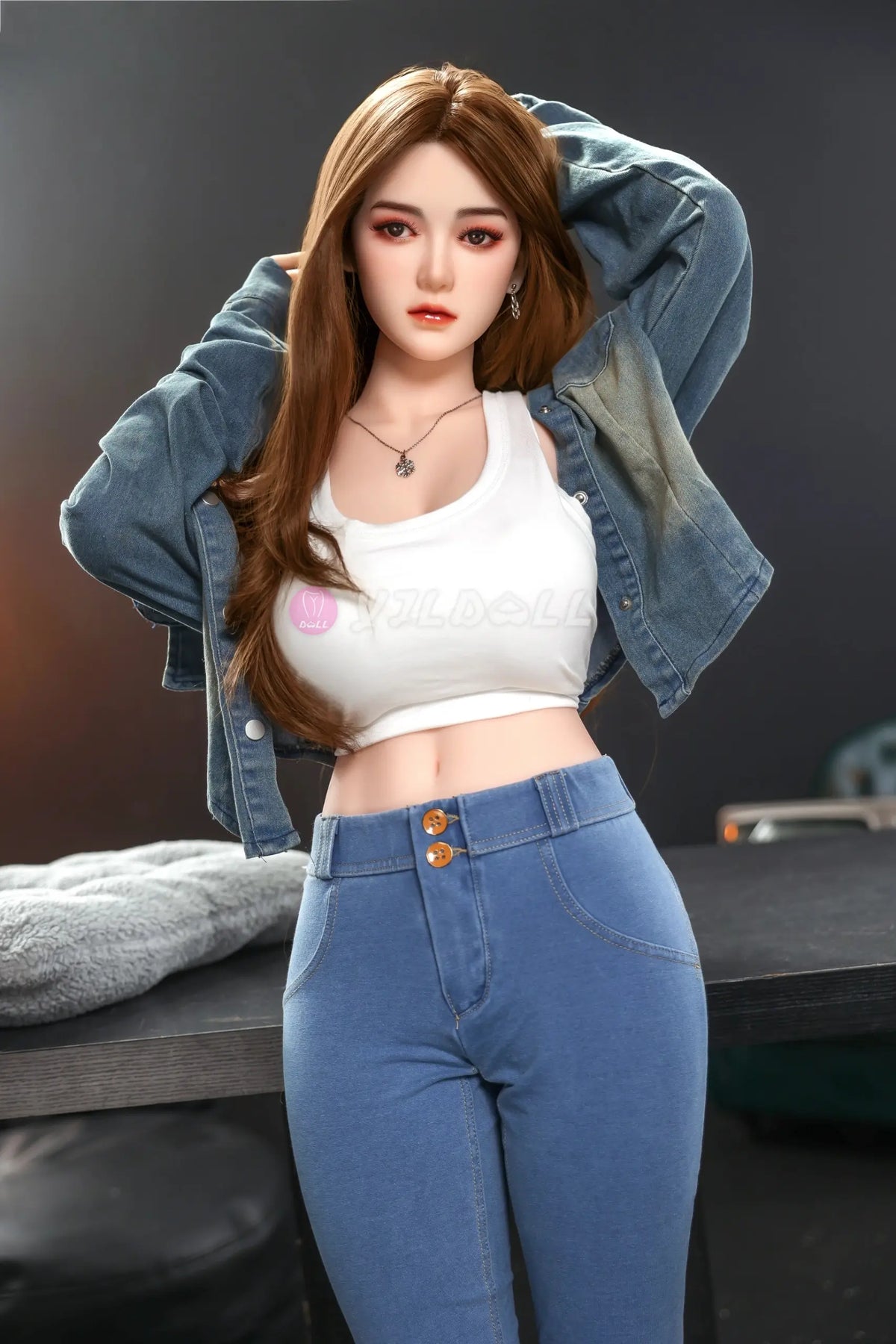 Jiang Yan sekso lėlė (YJL Doll 163 cm F-Cup #804 TPE + silikonas)