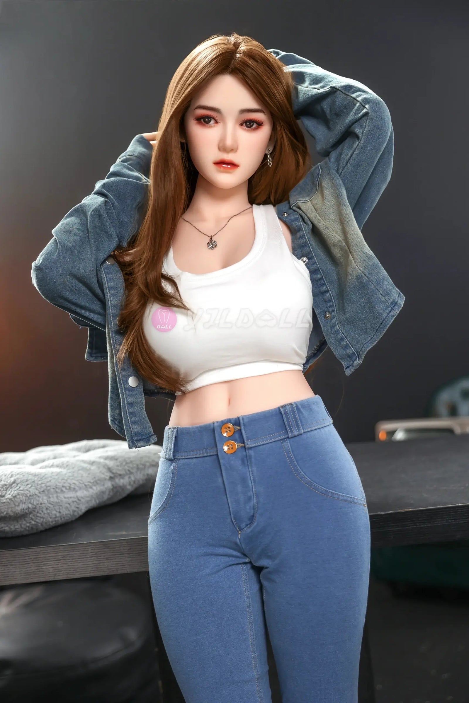 Jiang Yan sekso lėlė (YJL Doll 163 cm F-Cup #804 TPE + silikonas)