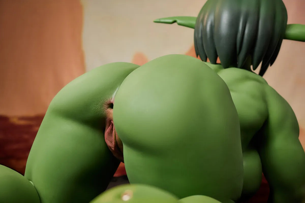 Barza Orc Sex Doll (Climax Doll Ultra 120cm J-puodelis silikoninis) EXPRESS