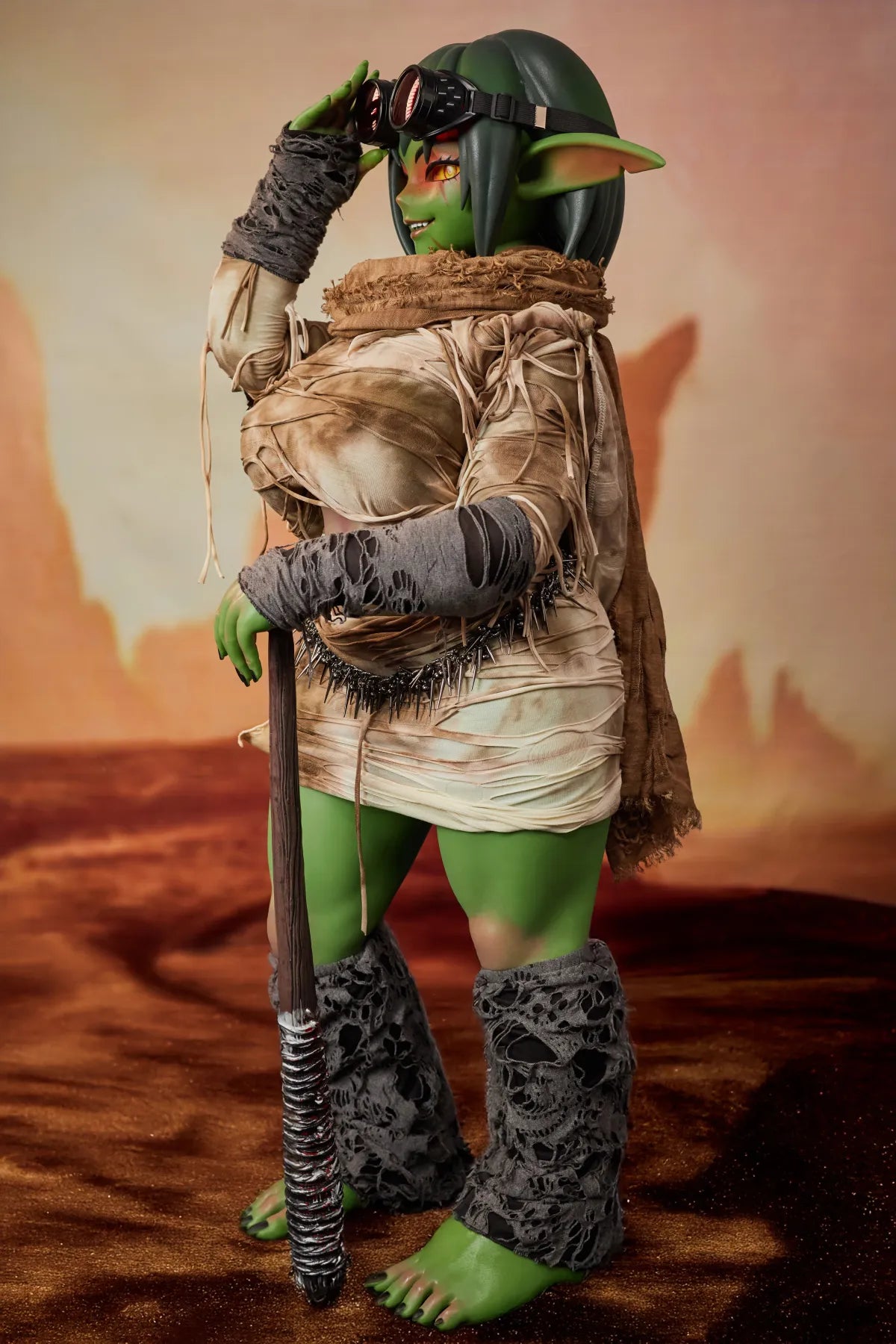 Barza Orc Sex Doll (Climax Doll Ultra 120cm J-puodelis silikoninis) EXPRESS