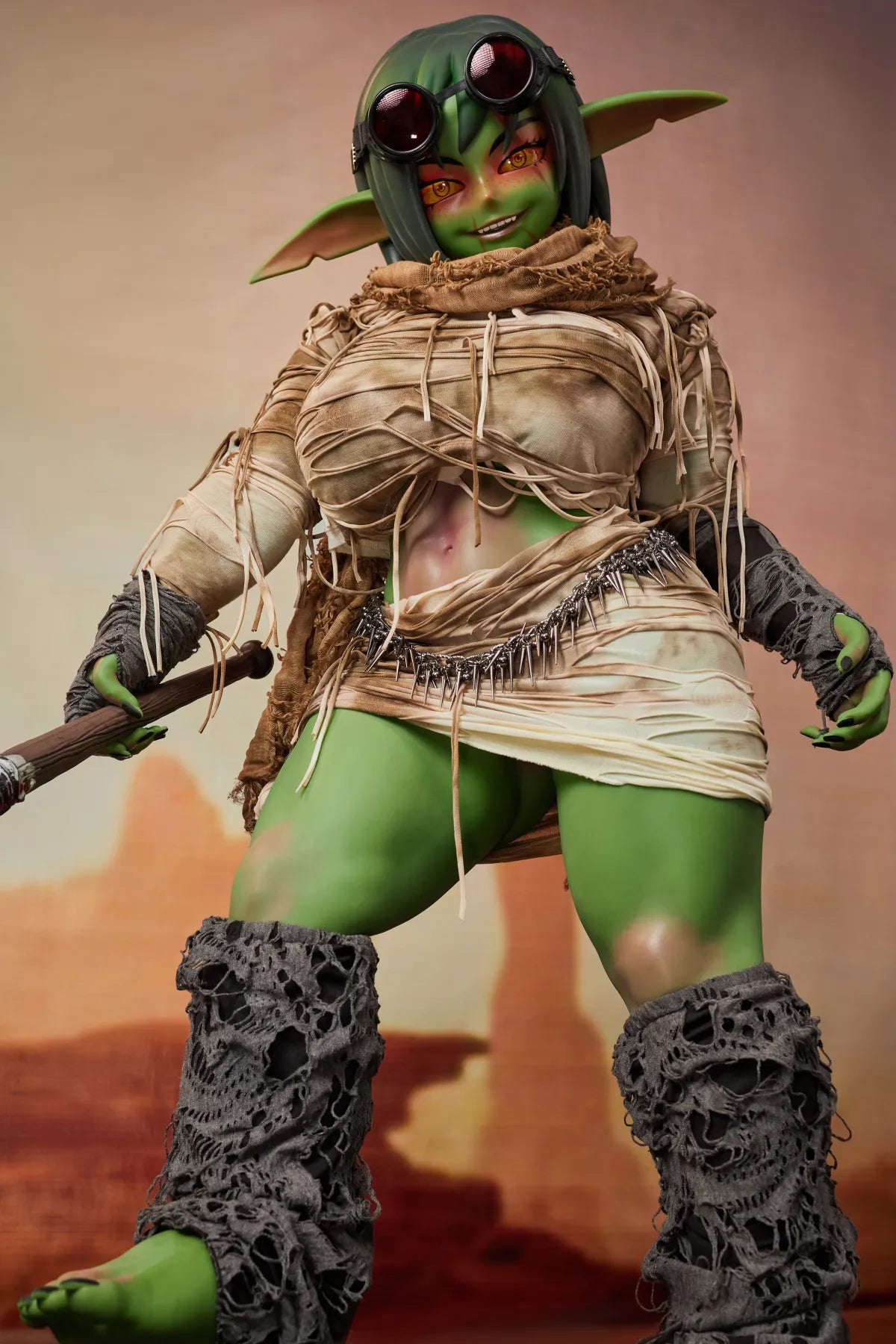 Barza Orc Sex Doll (Climax Doll Ultra 120cm J-puodelis silikoninis) EXPRESS