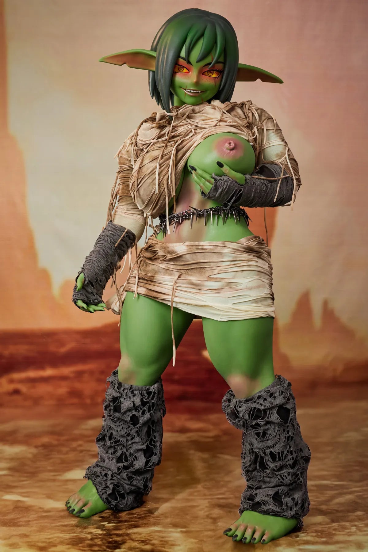 Barza Orc Sex Doll (Climax Doll Ultra 120cm J-puodelis silikoninis) EXPRESS