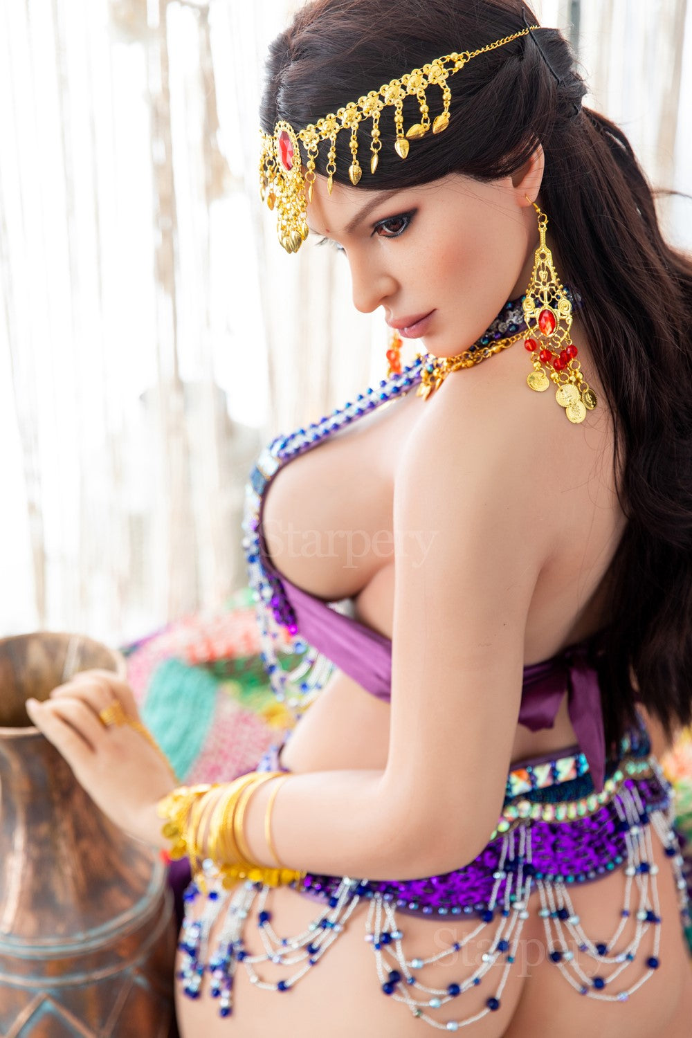 Jameela Sex Doll (Starpery 165 cm G puodelis TPE + silikonas)