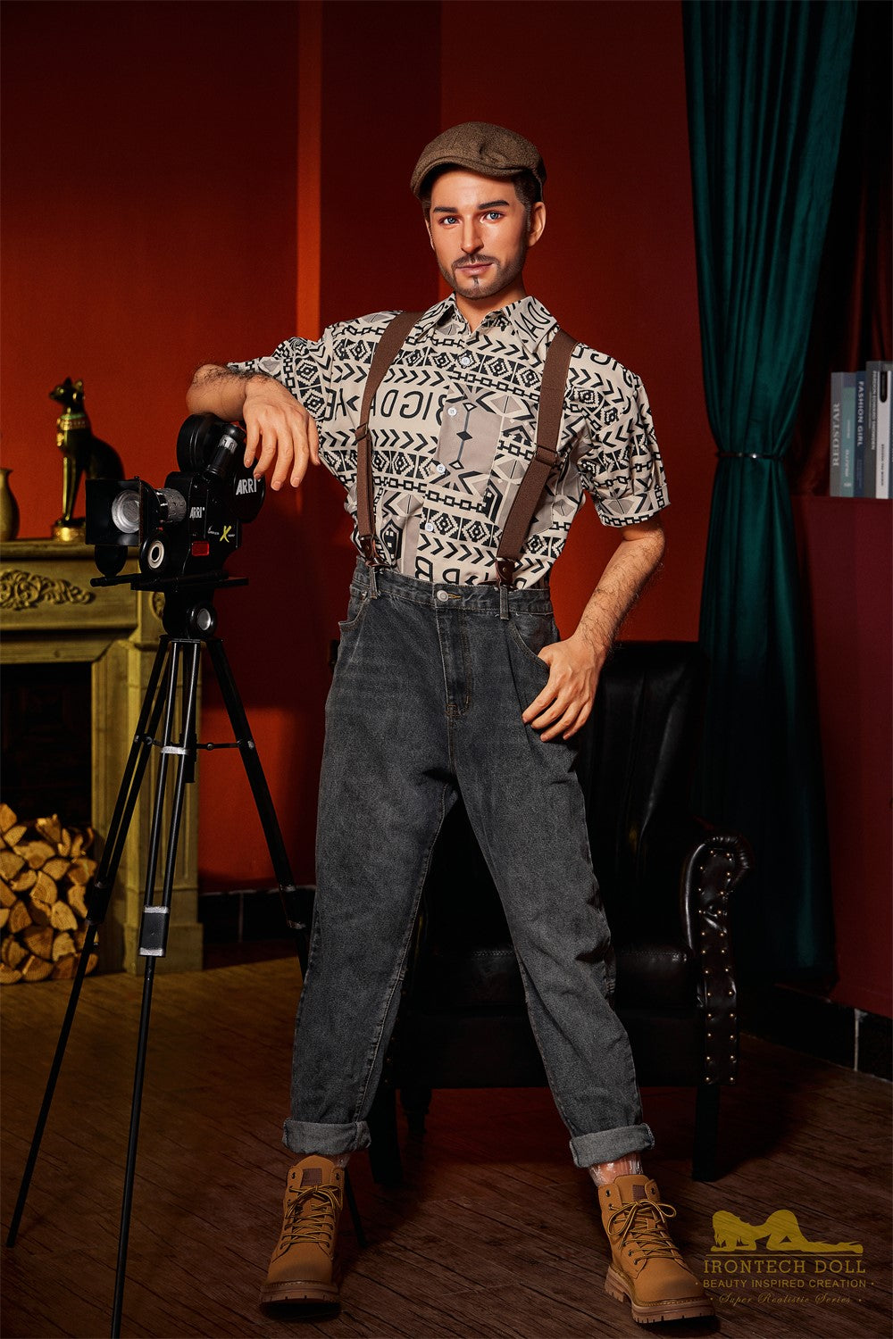 Antonio vyriška sekso lėlė (Irontech Doll 170 cm M3 silikonas)