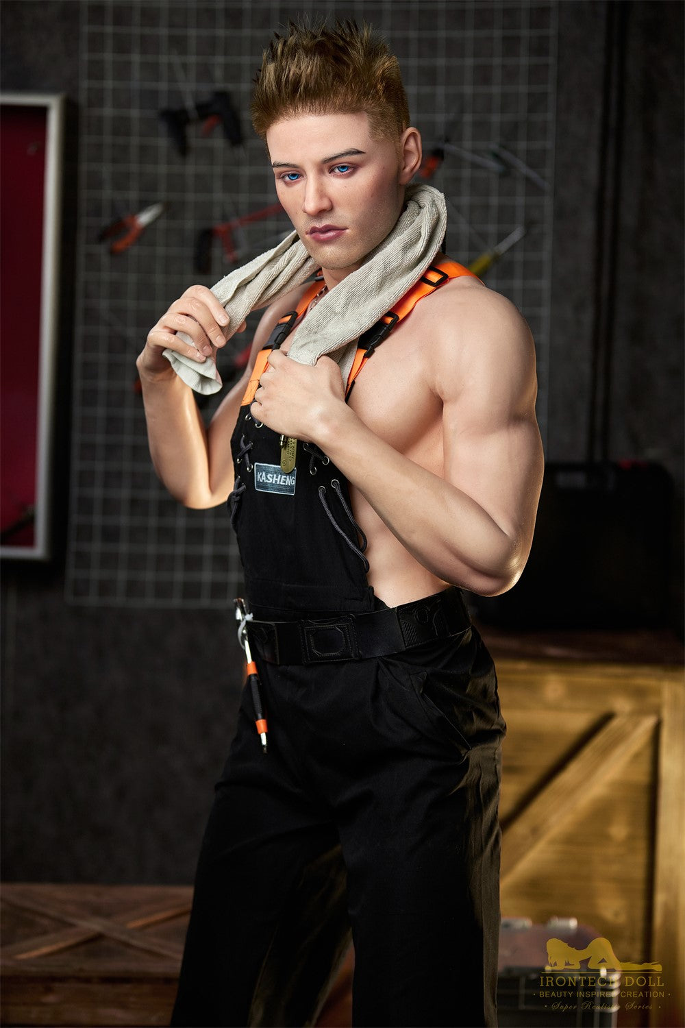 Johnny Male Sex Doll (Irontech Doll 176 cm M4 silikoninis)