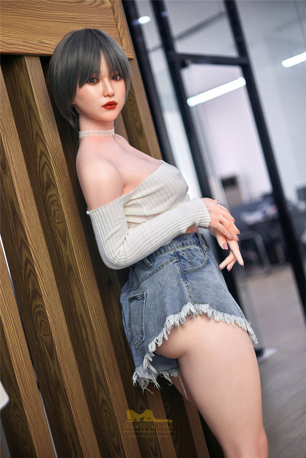 Sekso lėlė Sakura (Irontech Doll 152 cm A-Cup S10 silikoninis)