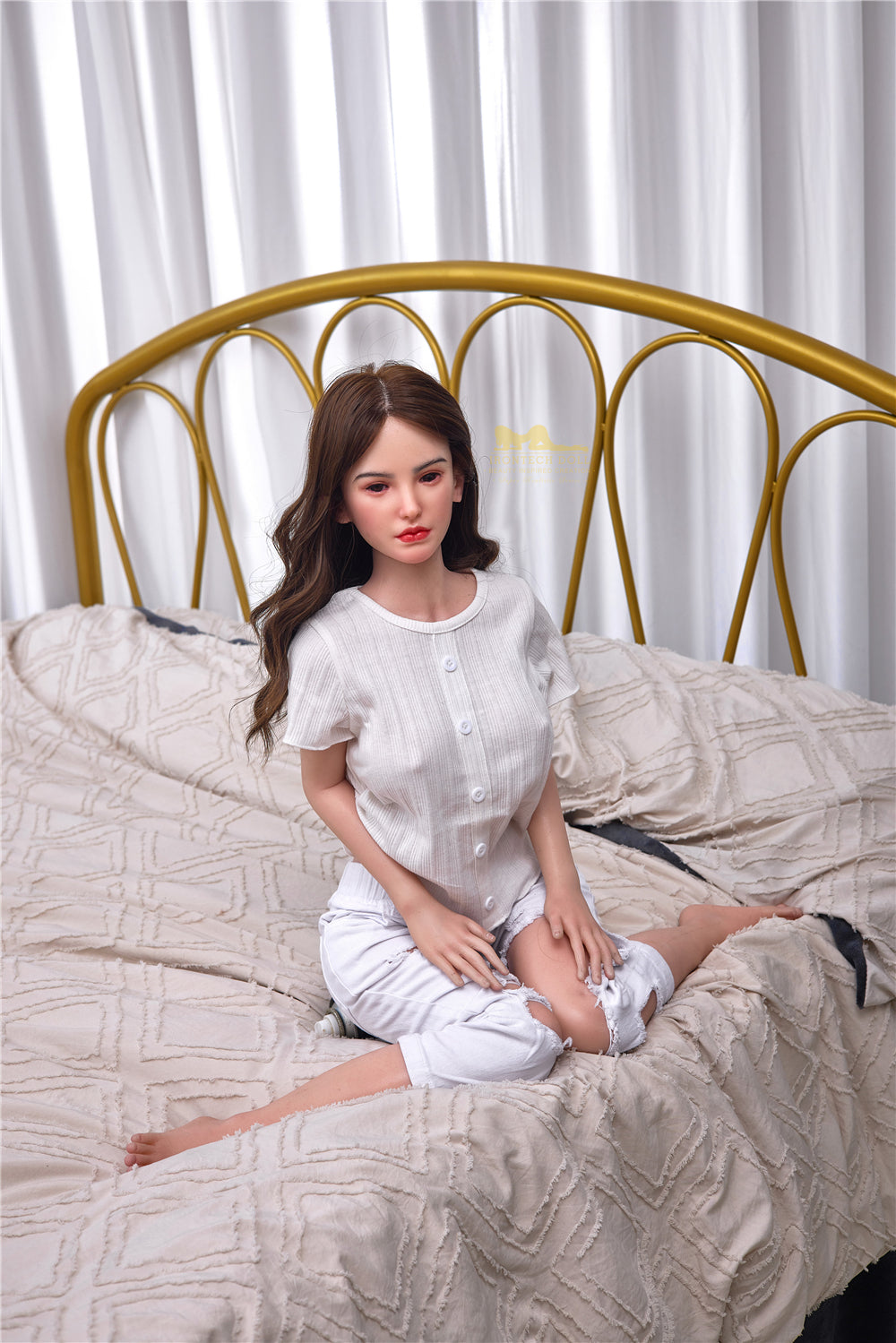 Eva Mini Sex Doll (Irontech Doll 100 cm C-Cup S15 silikoninis) EXPRESS