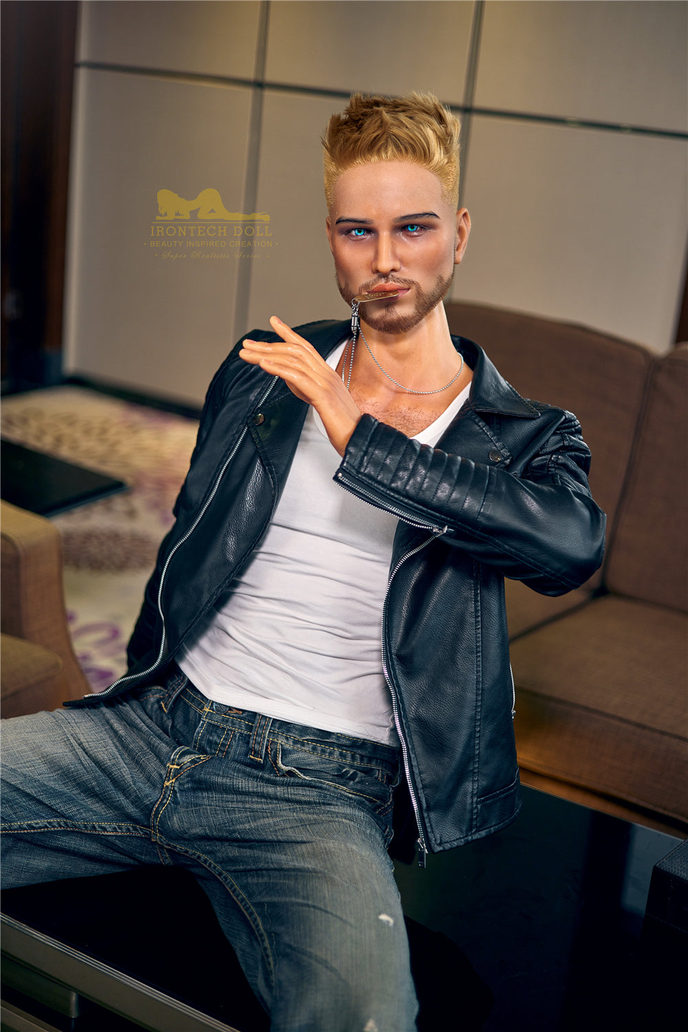 Kevin Male Sex Doll (Irontech Doll 176 cm M1 silikonas)
