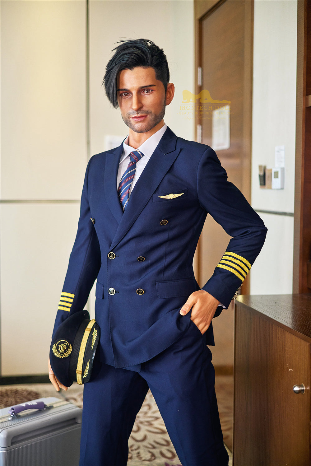 Džordžo vyriška sekso lėlė (Irontech Doll 176 cm M3 silikonas) EXPRESS