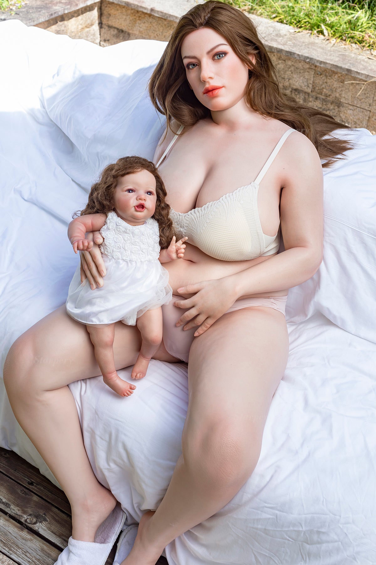 Amy Sex Doll (Starpery 161 cm H-puodelis TPE + silikonas)
