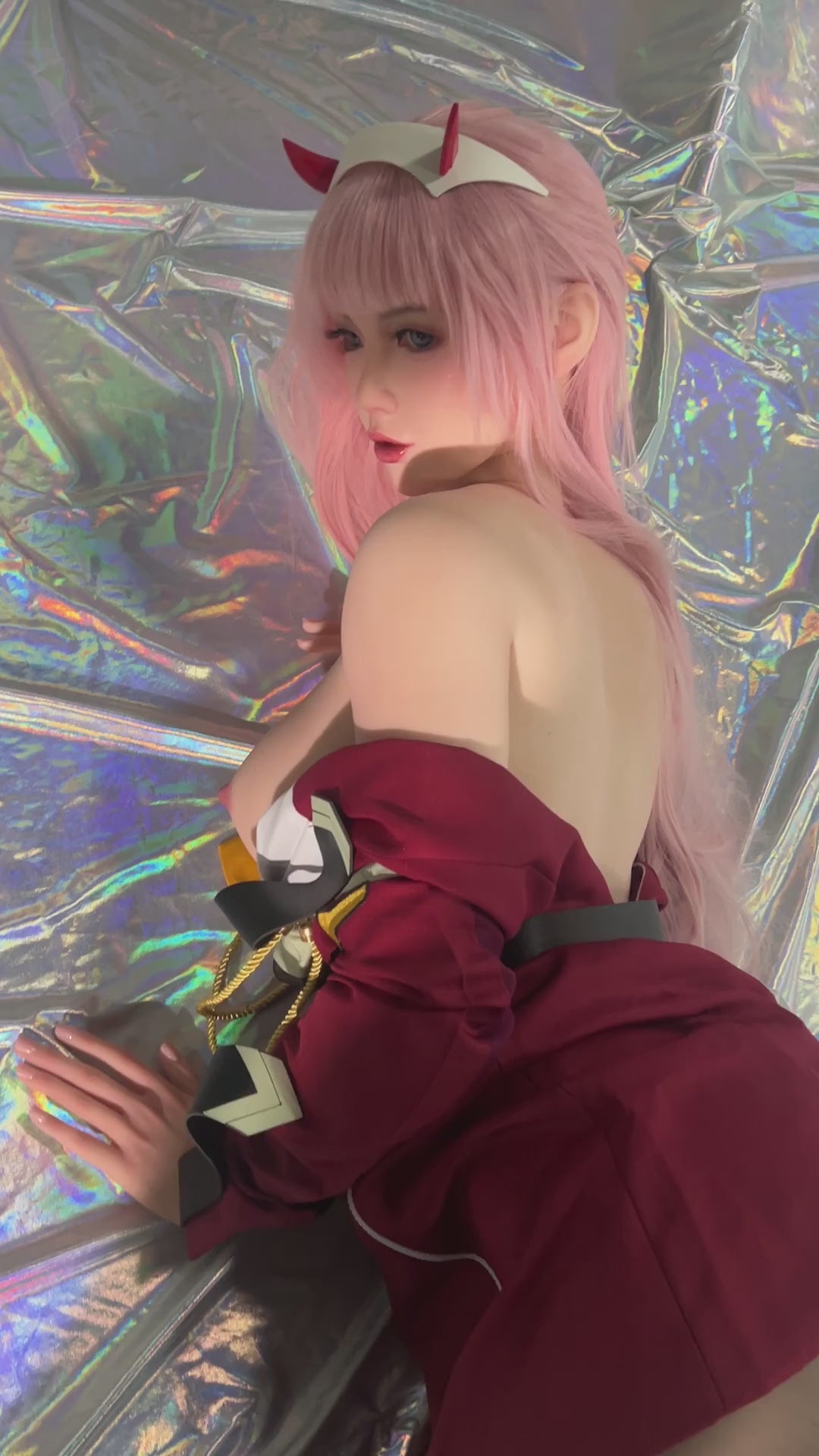 Zero Two Sex Doll (Zelex x165 cm F-Cup GE81 silikoninis)
