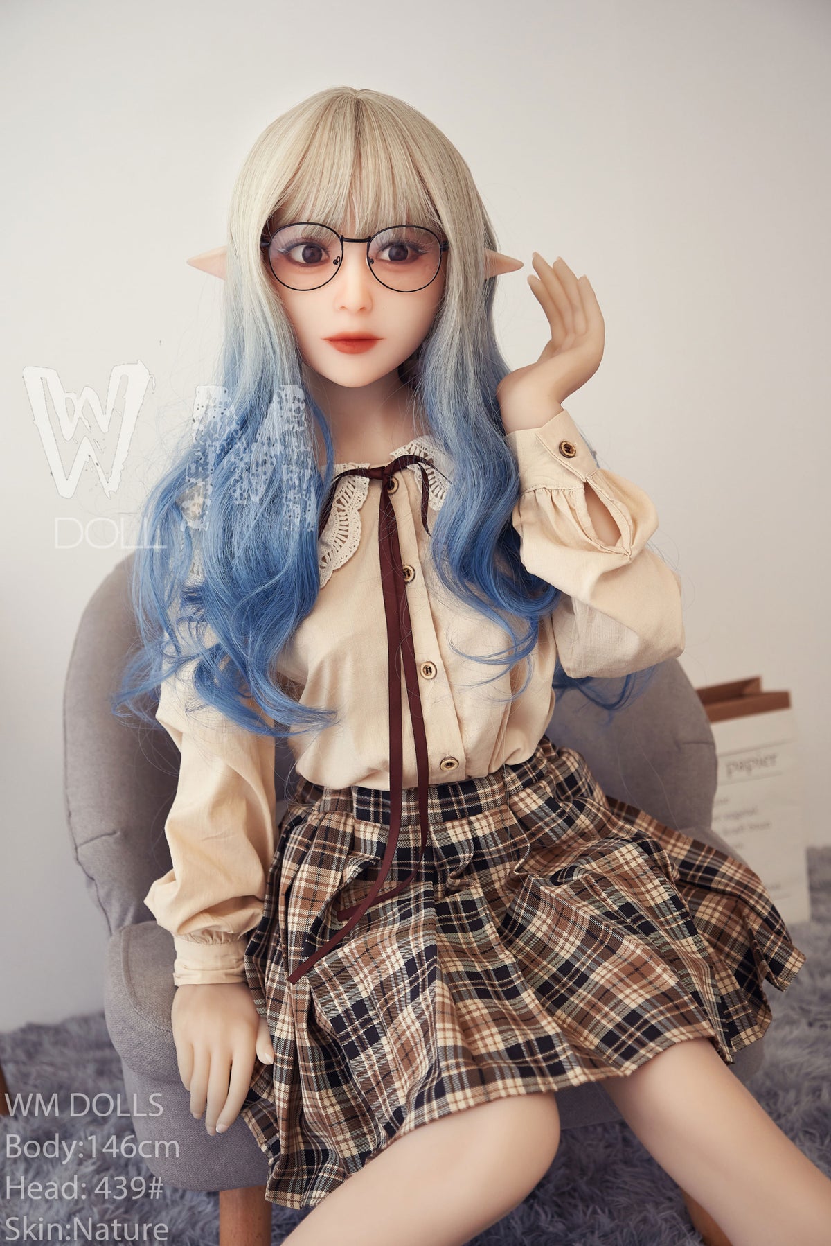 Akari sekso lėlė (WM-Doll 146 cm C-Cup #439 TPE)