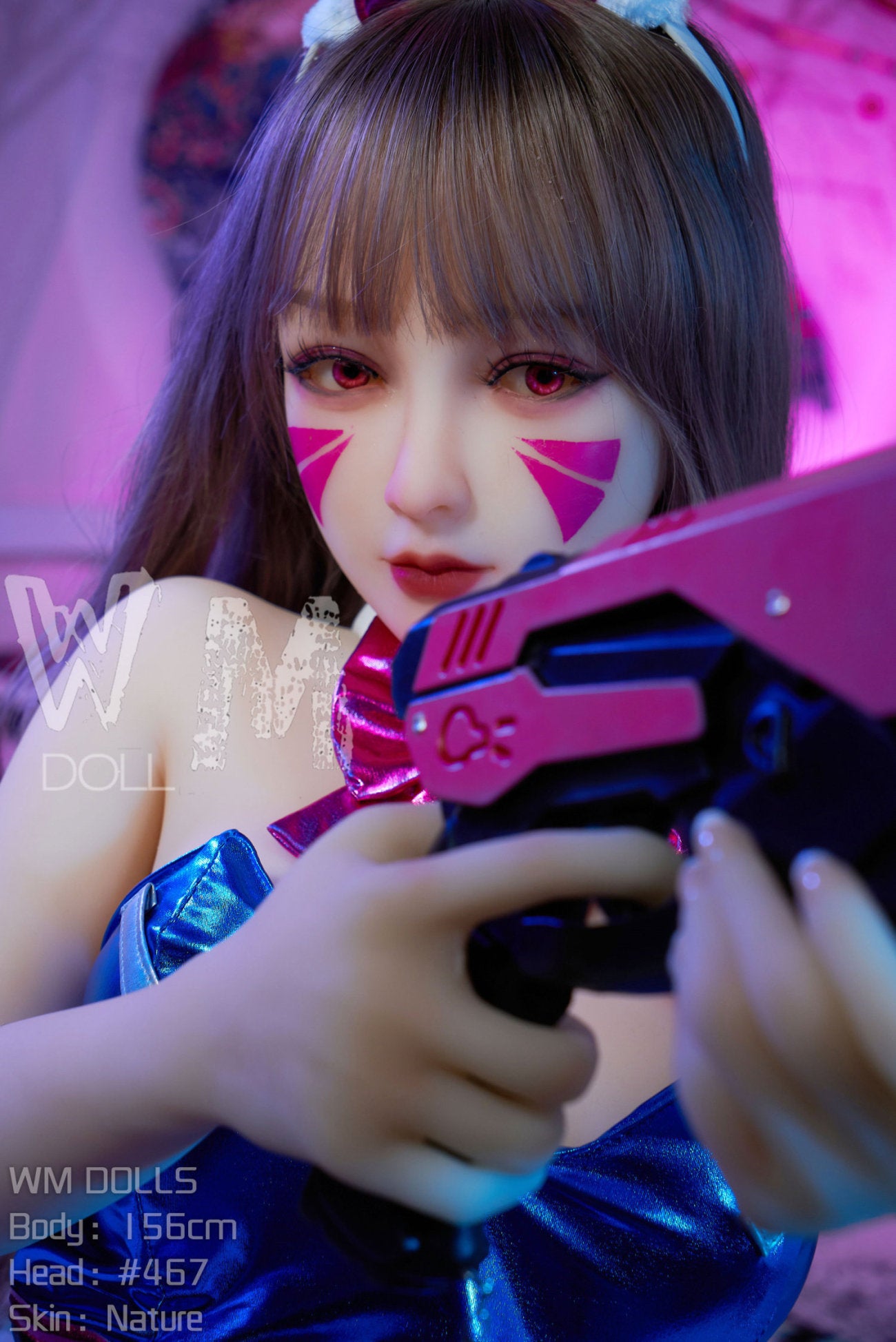 D.Va Sex Doll (WM-Doll 156 cm C-Cup #467 TPE)