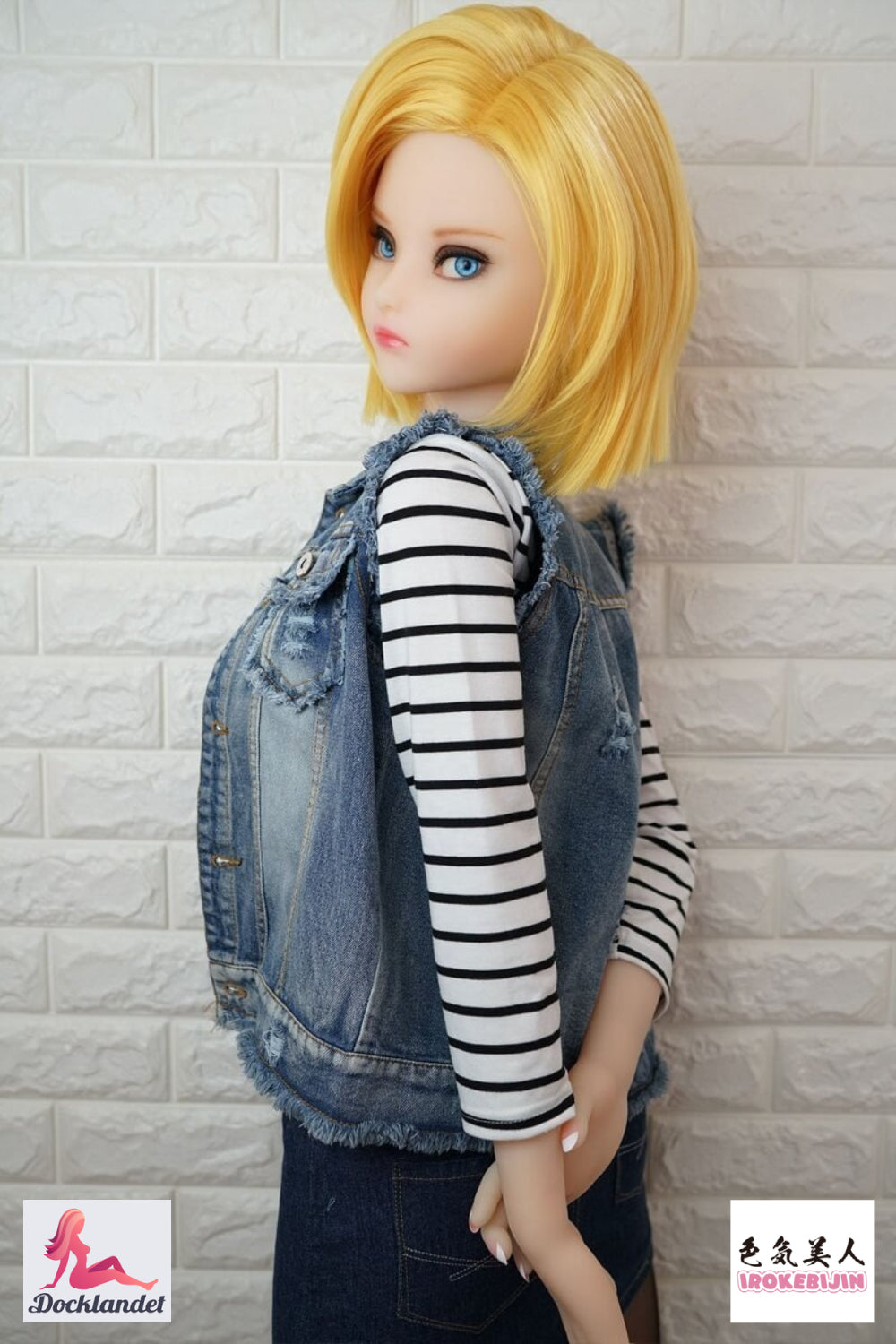 Lazuli Android 18 Sex Doll (Irokebijin 140 cm E-Cup TPE/silikonas)