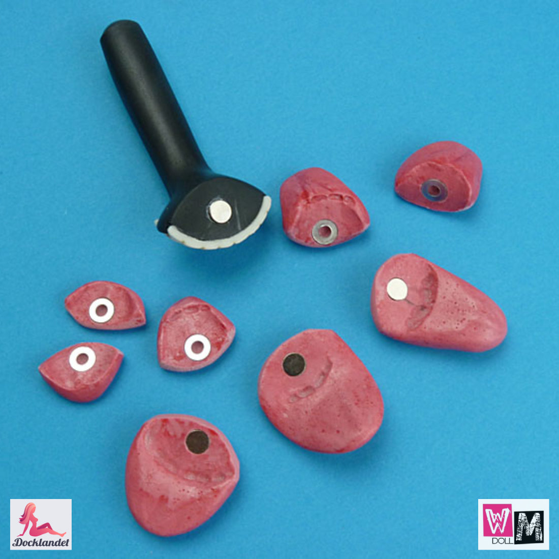 Dantų ir liežuvio rinkinys (WM-Doll)