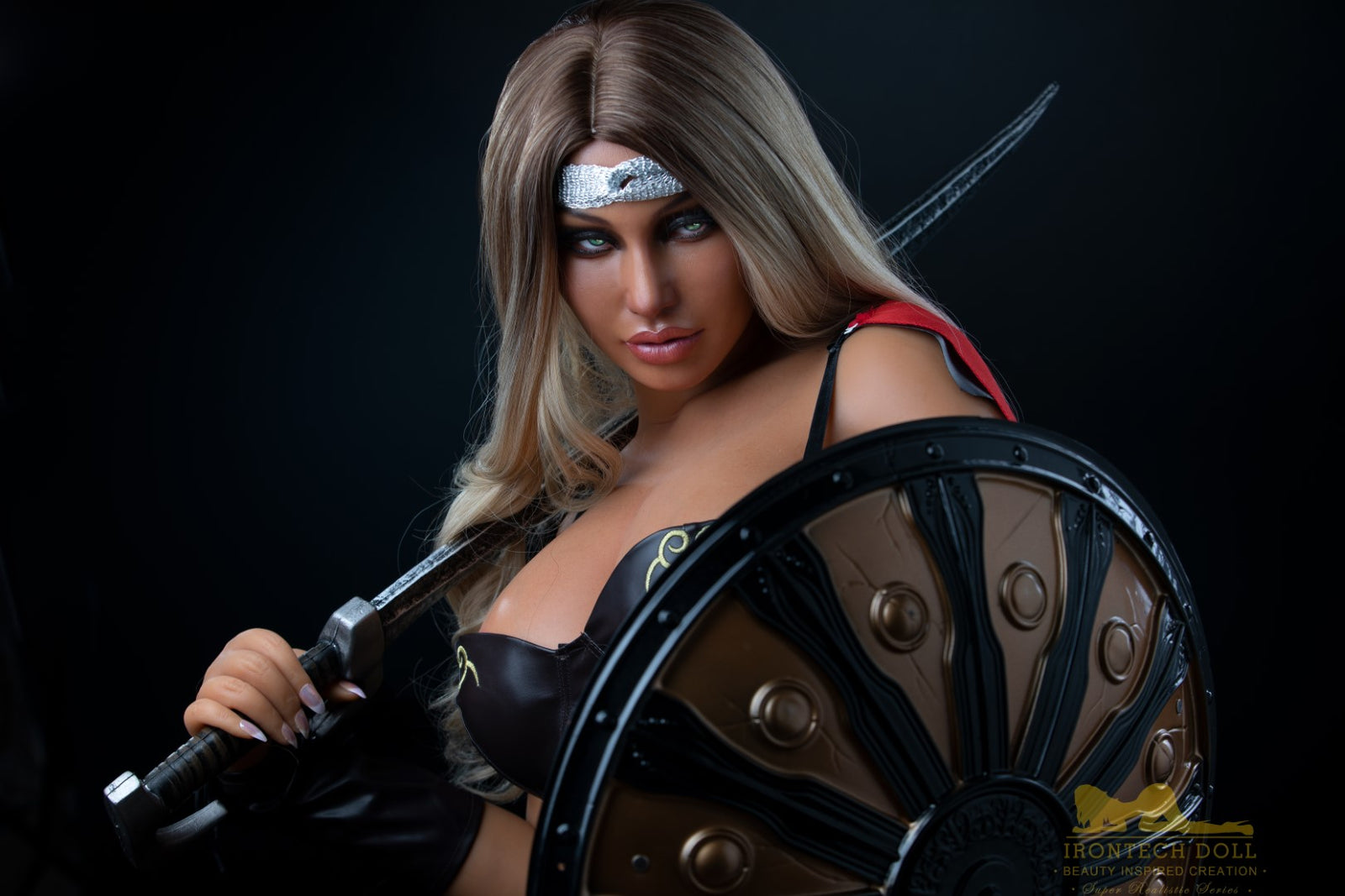 Hedy Warrior sekso lėlė (Irontech Doll 164 cm E-puodelis S26 silikoninis)