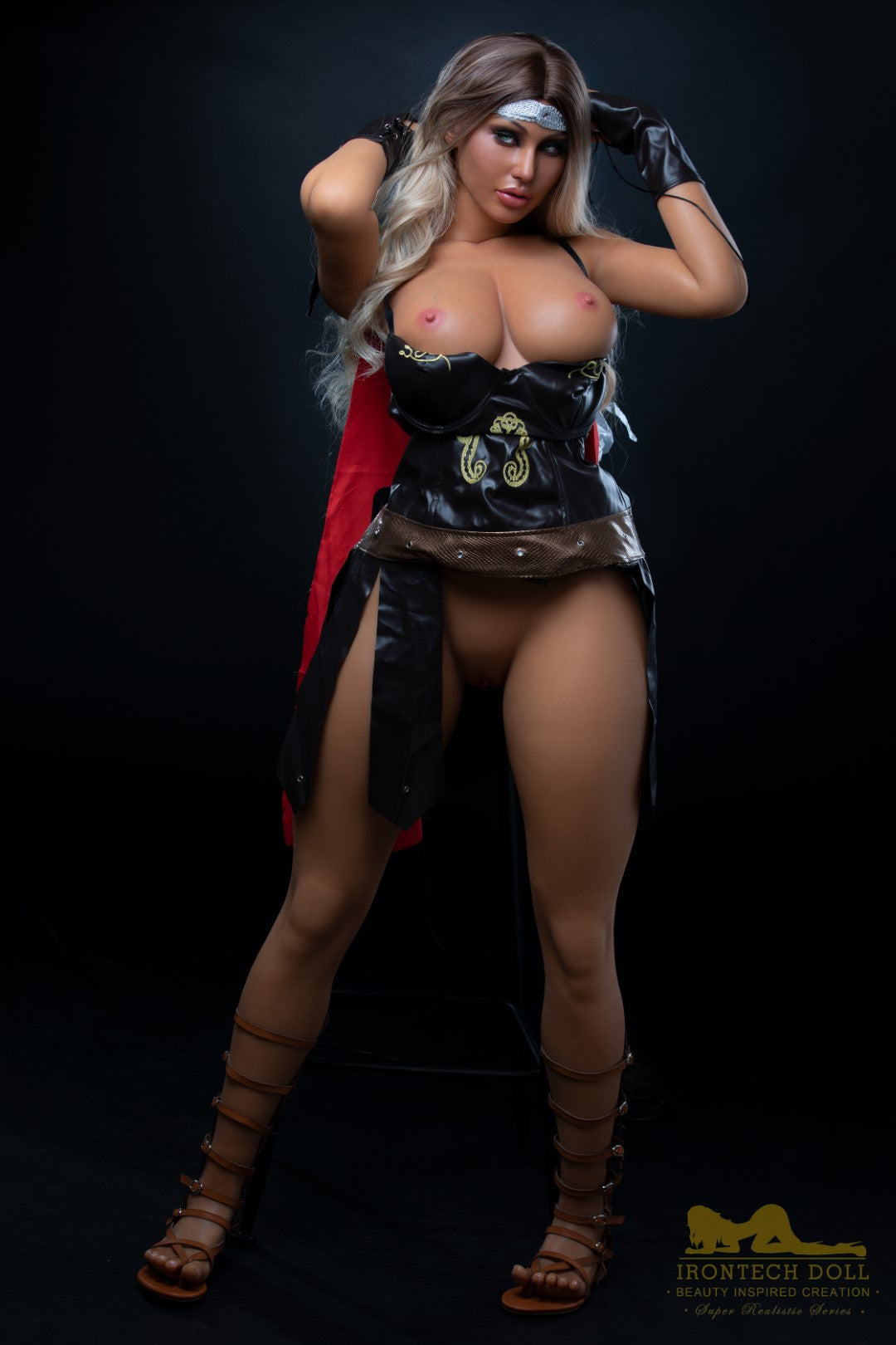 Hedy Warrior sekso lėlė (Irontech Doll 164 cm E-puodelis S26 silikoninis)