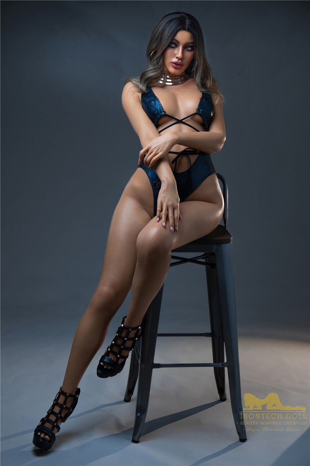 Sekso lėlė Malika (Irontech Doll 166 cm B puodelis S28 silikonas)