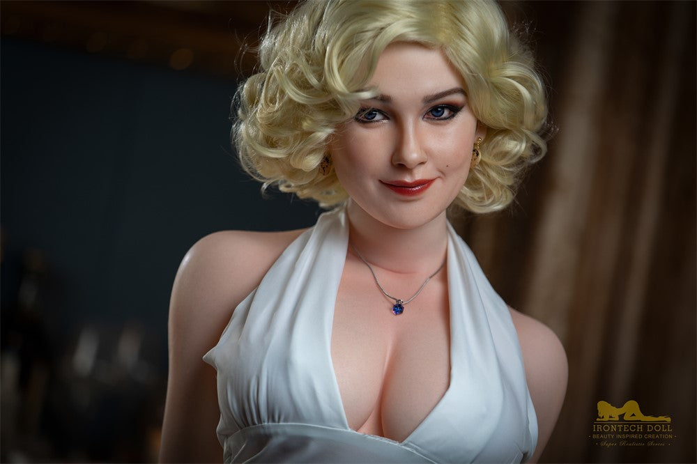 Marilyn Sex Doll (Irontech Doll 164 cm E-puodelis S12 silikoninis)