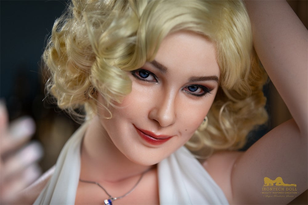Marilyn Sex Doll (Irontech Doll 164 cm E-puodelis S12 silikoninis)