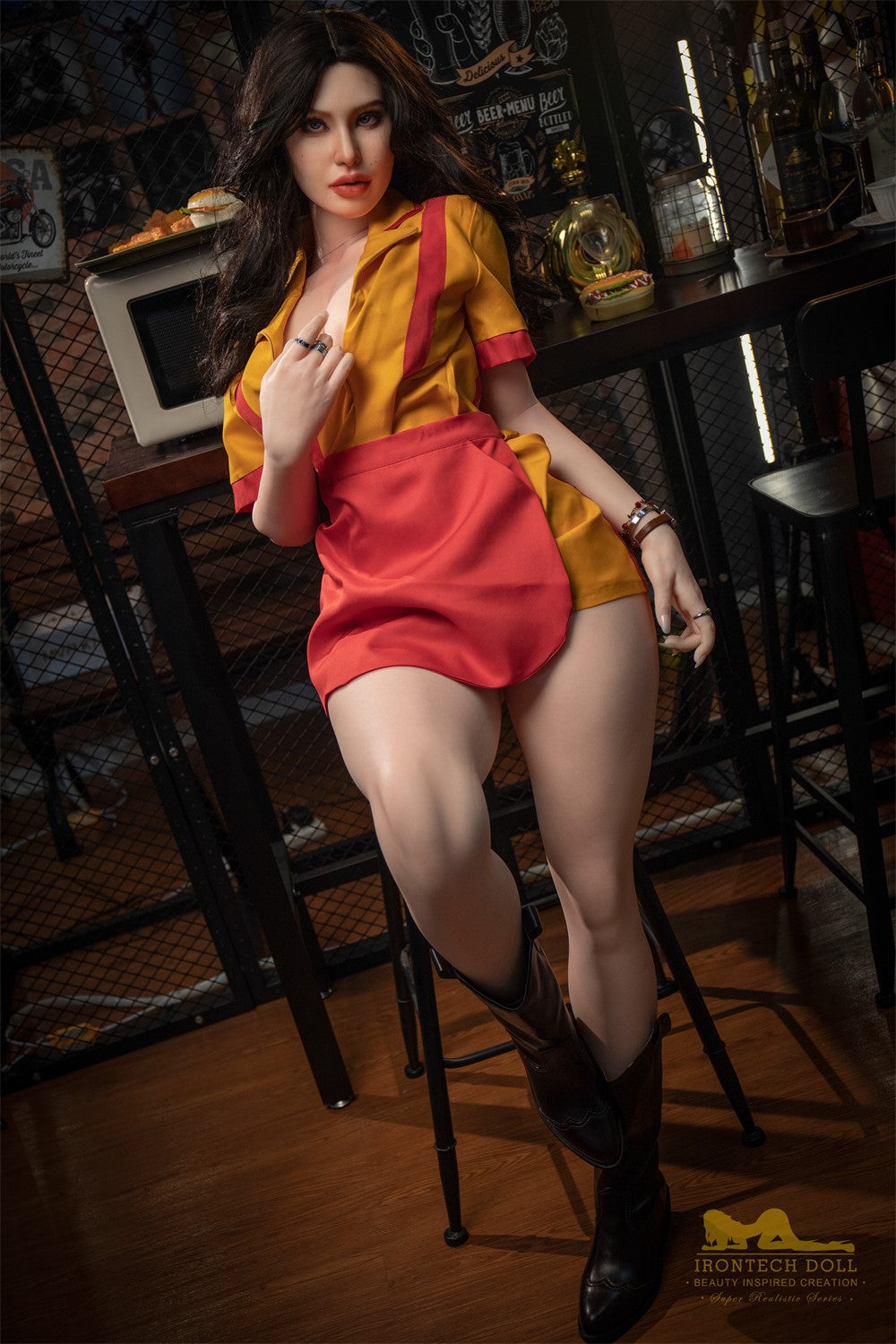 Jackie Sex Doll (Irontech Doll 164 cm E-puodelis S19 silikoninis)