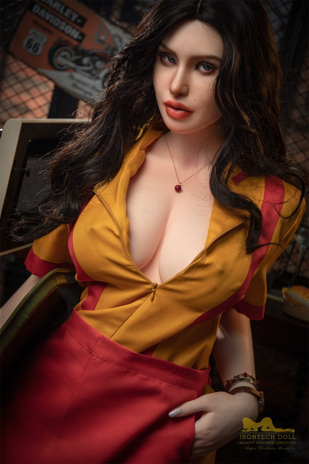 Jackie Sex Doll (Irontech Doll 164 cm E-puodelis S19 silikoninis)