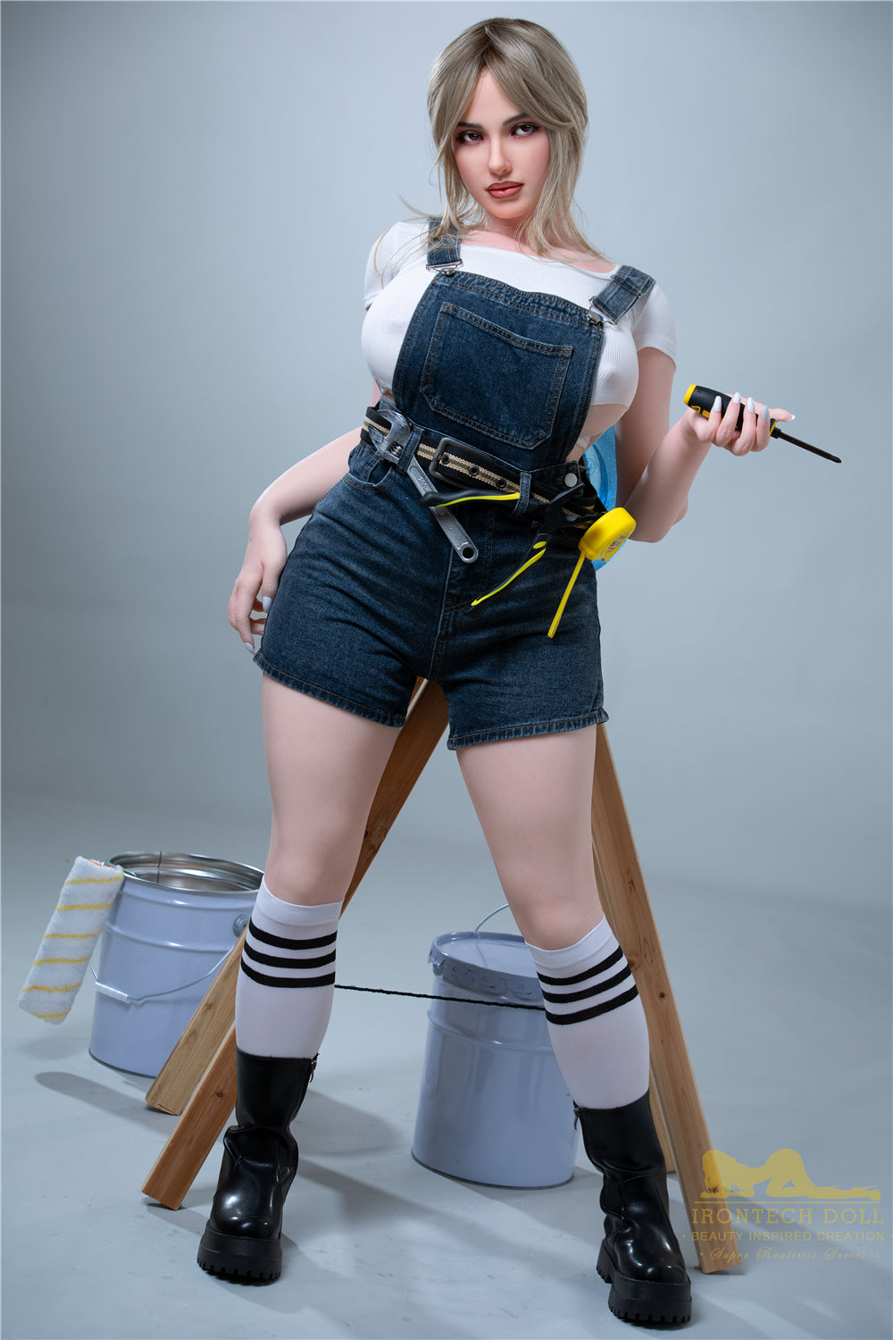 Claudia Sex Doll (Irontech Doll 160 cm H-puodelis S17 silikoninis)