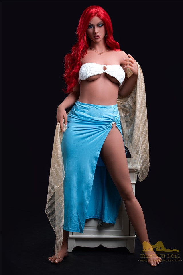 Sekso lėlė karminas (Irontech Doll 171 cm D puodelis #85 TPE)