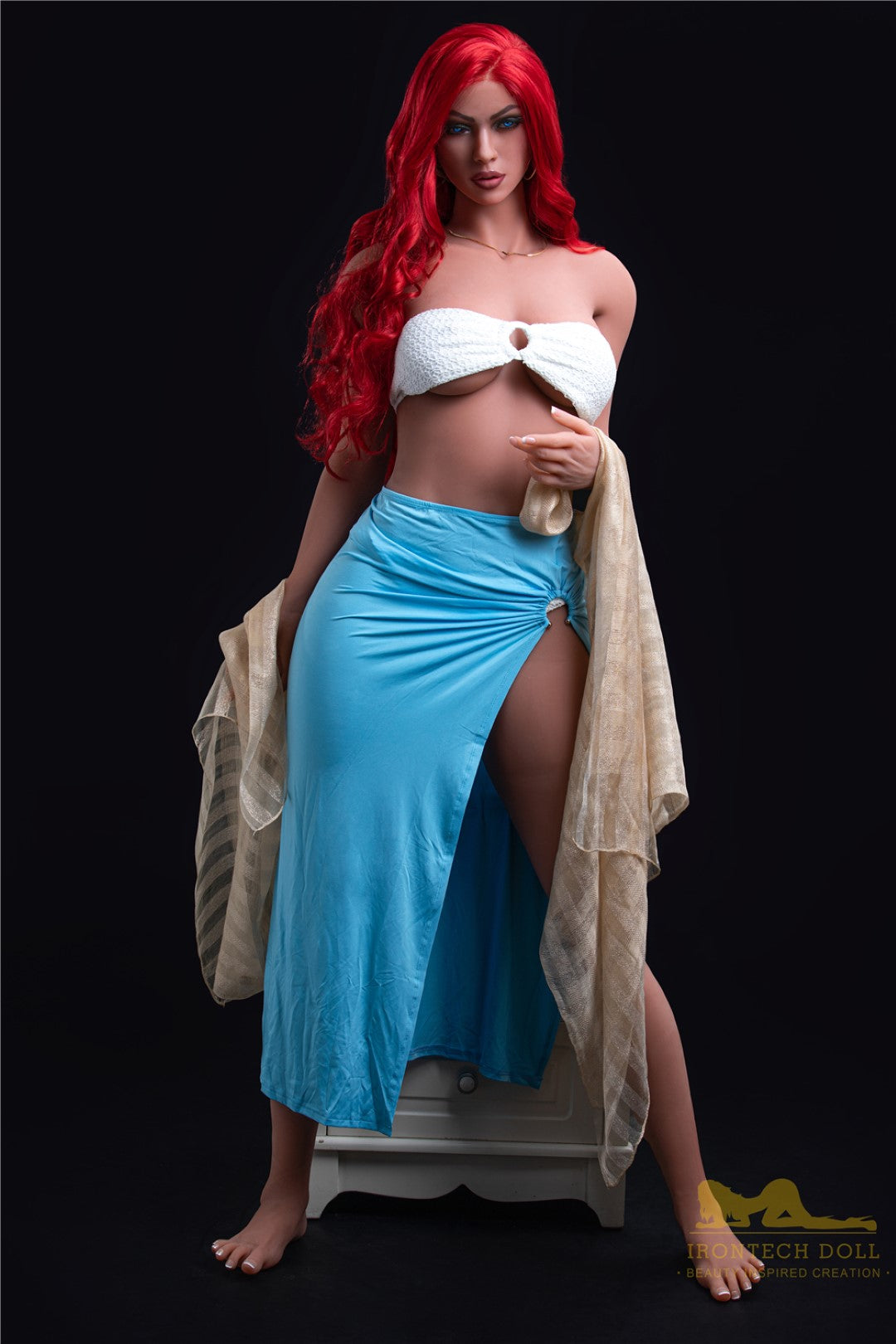 Sekso lėlė karminas (Irontech Doll 171 cm D puodelis #85 TPE)