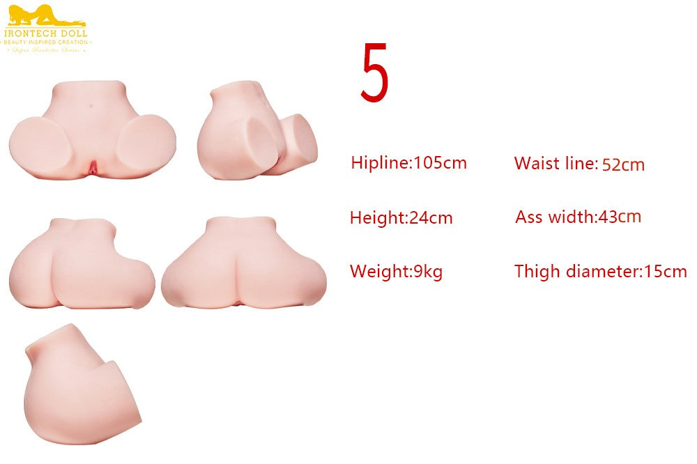 Sekso lėlė užpakaliukas, vingiuotas (Irontech Doll Klubas 110 cm TPE)